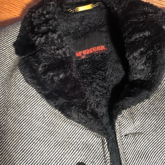 Vintage McGregor Wool Tweed Coat Sz 38 - Picture 3 of 8